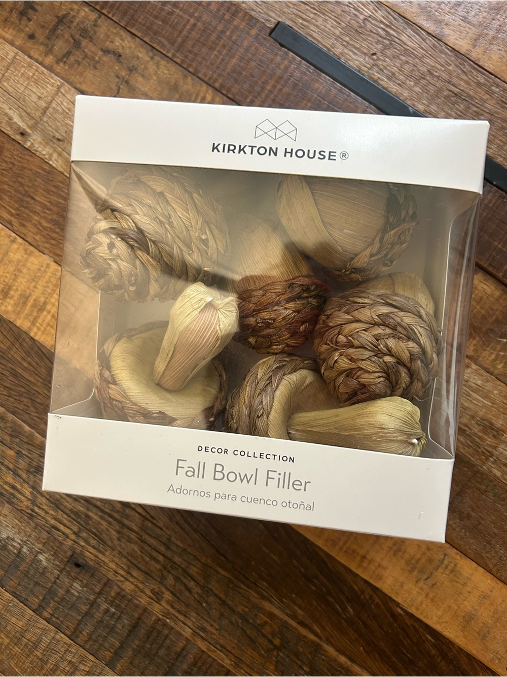 Kirkton House Fall Bowl Filler - Natural Brown & Tan